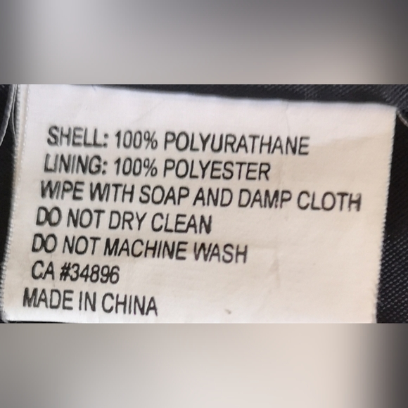 Faux leather jacket. Size S - Picture 11 of 13